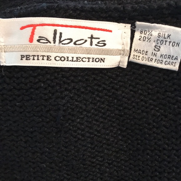 TALBOTS Silk/Cotton Sweater SIZE S (petite) - Picture 4 of 4